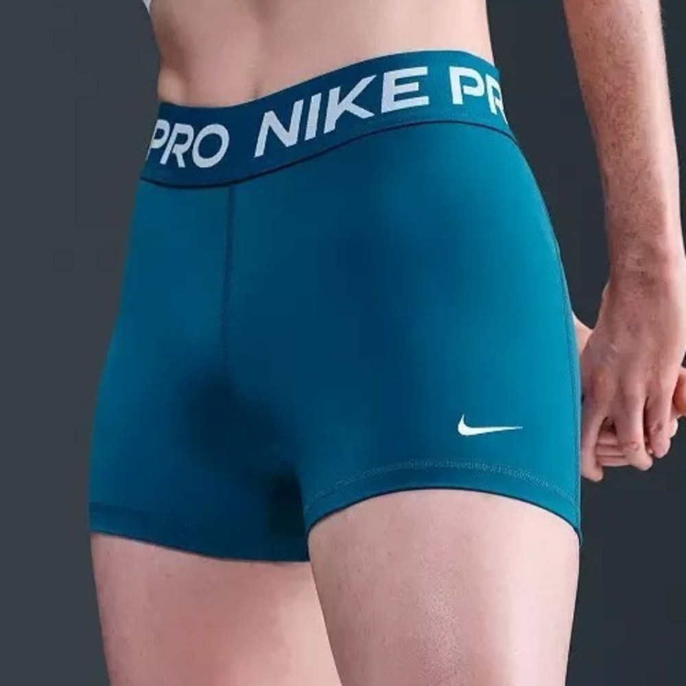 Nike Pro Women's Teal Athletic Compression Shorts